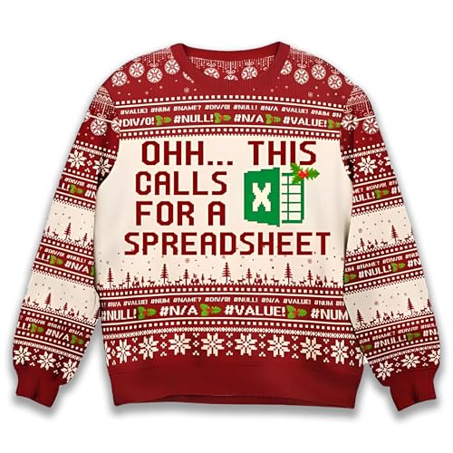 This Calls for A Spreadsheet Ugly Christmas...