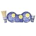 To the Moon and Back Party Supply Pack for 16 Guests: Straws, Dinner Plates, Luncheon Napkins, and Cups (Bundle for 16)