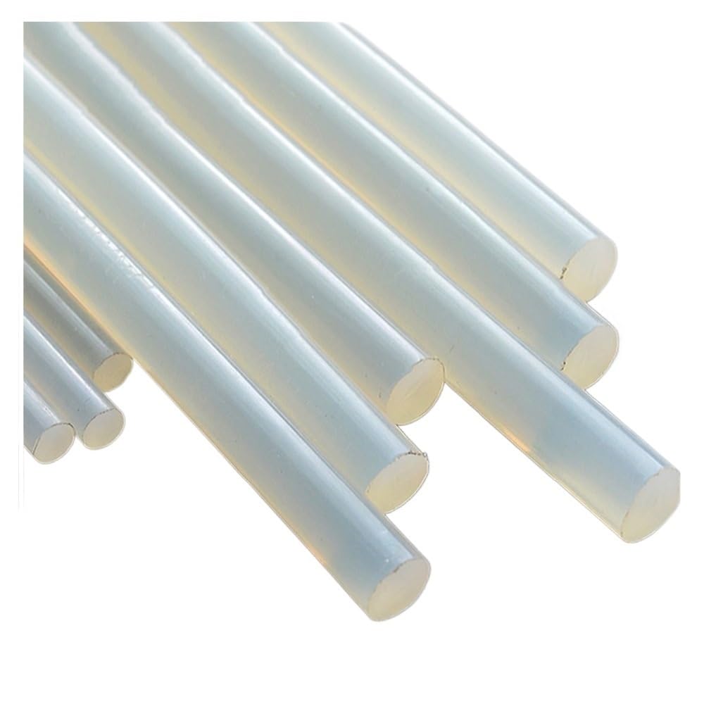 Colla A Caldo 7mm Stick di colla a caldo 7mm/11mm aste traslucide a forte viscosità for pistola for colla colla a caldo resistente alle alte temperature 10~50 pezzi Colla A Caldo Ricariche(11x150mm,