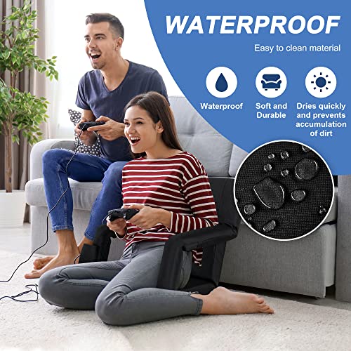 Nova Microdermabrasion NOVA0450 20.5 Inch/25 Inch Wide Stadium Seat For Bleachers W/Back Support Padded Cushion Portable Reclining Bleacher Seats Camping Stadium Chair Waterproof thumb #5
