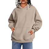 Womens Oversized Hoodies Fleece Sweatshirts Long Sleeve Sweaters Pullover Fashion Y2k Clothes