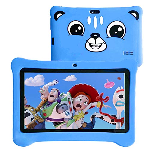 Kids Tablet,7 inch Android 9.0 Kids Edition Tablet with WiFi,GMS Certified, 2GB+16GB Tablet for Kids,Children Tablet with Parental Control, 40+APP Pre-Installed and Kids-Proof Case