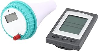 Pool Thermometer, Wireless Floating Easy Read, Remote Digital Outdoor Floating Thermometers for Swimming Pools Spas Hot Tubs Ponds Aquarium Fish Ponds