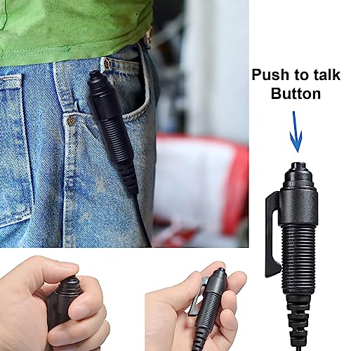 UAYESOK 3-Wire In-Ear Covert Acoustic Tube Radio Earpiece - Image 3