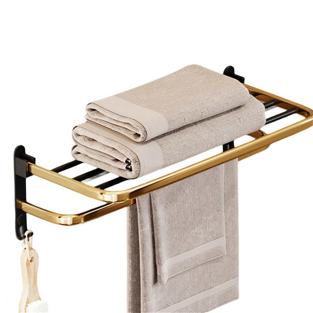 Accessoires de salle de bain noirs pour suspendre sans encombrer