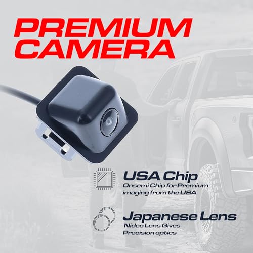 Image of Master Tailgaters Replacement for Cadillac CTS Sedan w /o Surround View (2014-2016), CTS Sedan w /o Surround View /Video Display Mirror (2017-2019) Backup Camera OE Part # 23387830, 84122569, 22881099