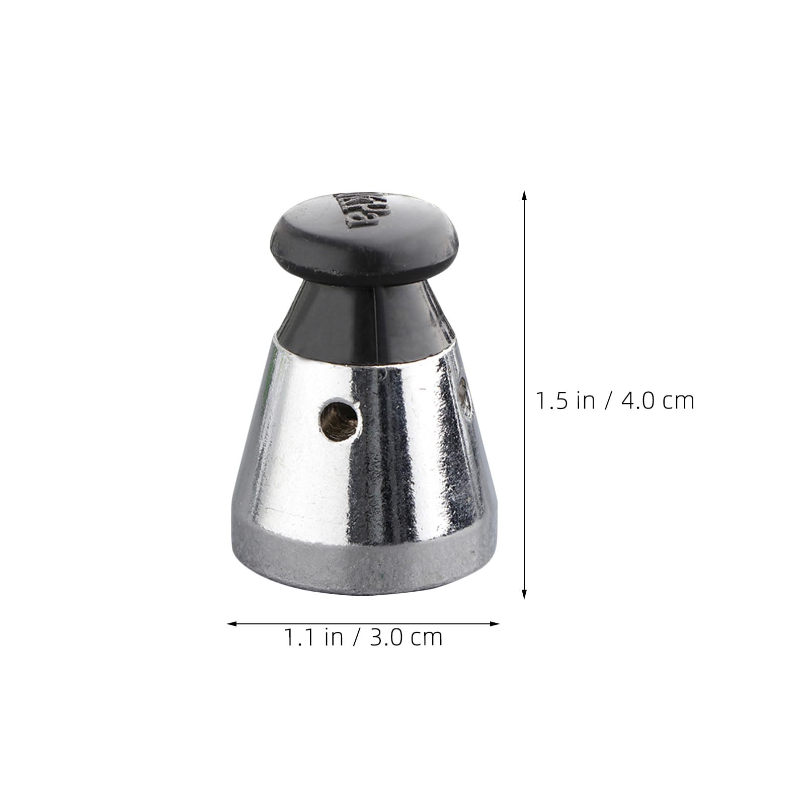 Lot de 10 Soupapes de Sécurité Noires pour Autocuiseur, Régulateur de Pression 80 Kpa, Accessoire de Rechange Compatible Haute Température, Valve D’échappement pour