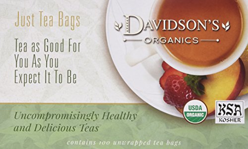 Davidson's Bolsa de té de esencia de limón, 100 unidades