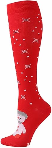 Calcetines de compresión para mujeres y hombres 20-30 mmhg-calcetines de soporte de circulación (4 pares) - El mejor apoyo para enfermeras, correr,