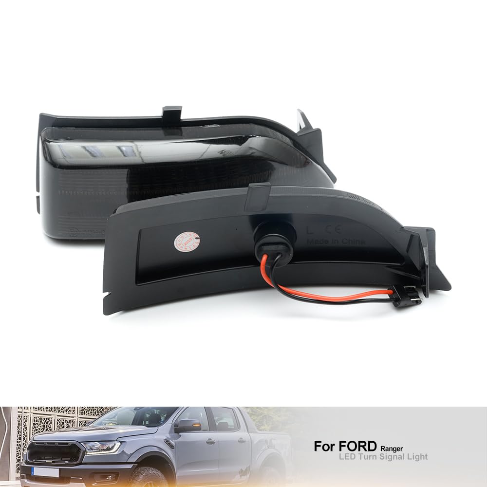 intermitentes LED dinámicos de retrovisor para F/ord Ranger Raptor