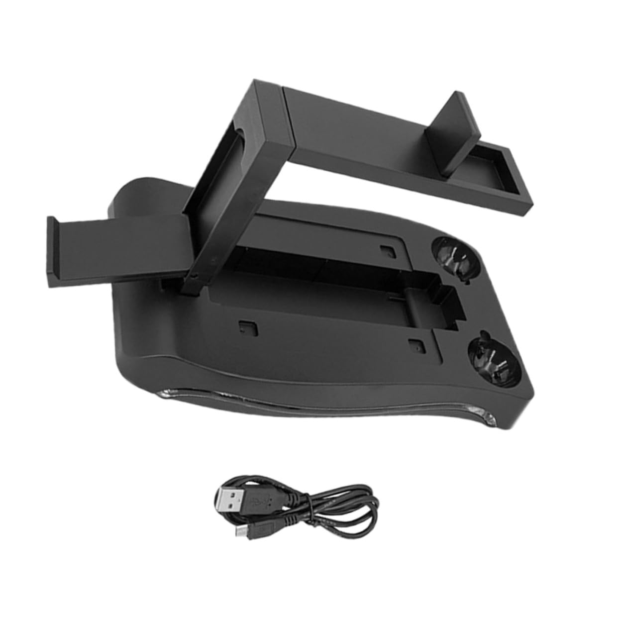 Zerodeko Station de Charge VR Support de Rangement et Fonction de Chargement Noire en Abs pour Console de Jeux VR pour Gaming à Domicile