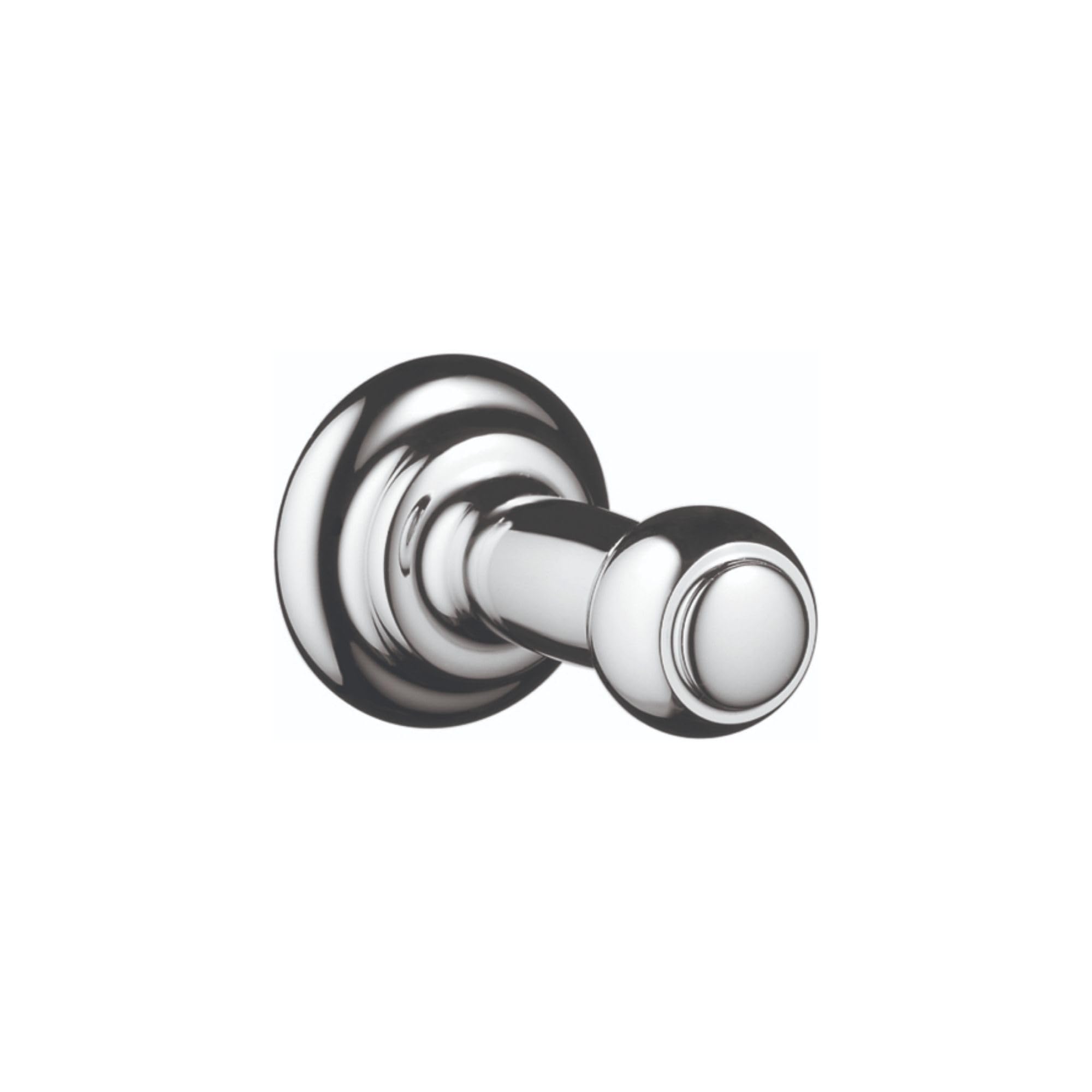 Patère de luxe Hansgrohe C en chrome brillant pour peignoir chic