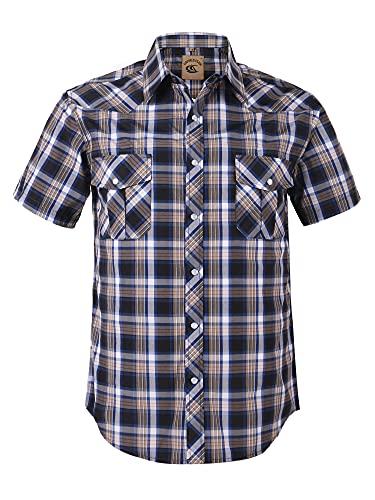 Chemise à manches courtes homme 3XL Coevals Club multicolore facile à enfiler