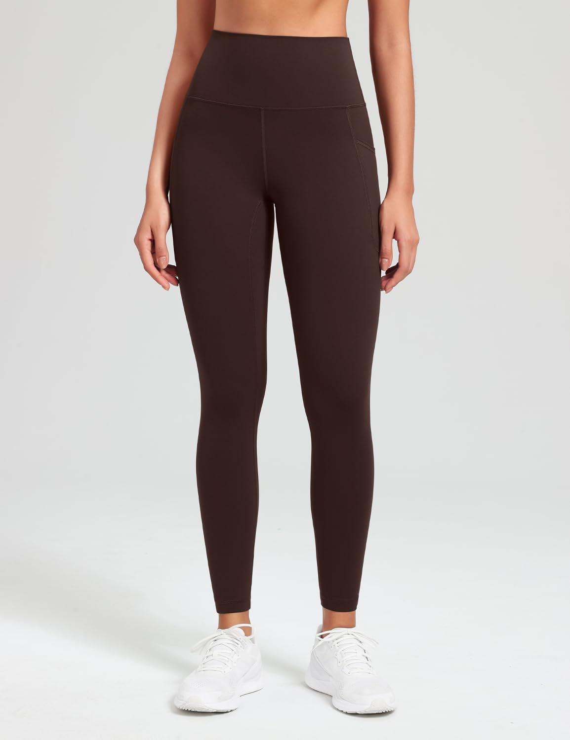 HeyNuts Pro Leggings with Pockets 25'', High Waisted 7/8 Workout Pants - Image 2