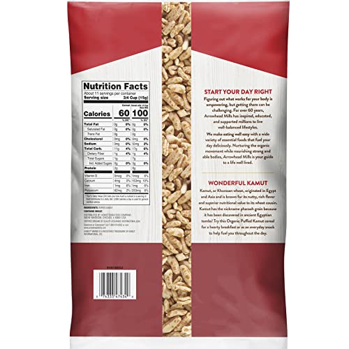 Arrowhead Mills Organic Puffed Kamut Cereal
