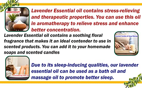 ORGANIC NILGIRIS - Live with Radiant Heath Lavender Oil - 100% Pure & Natural Undiluted essential oils for soap making, Oil for home fragrance,... - Image 4