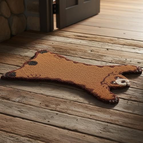 Paillasson ours en fibre de coco Esschert Design tapis brosse robuste
