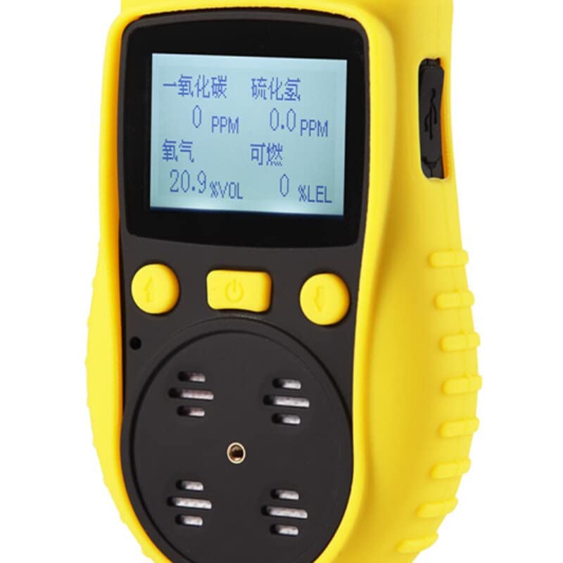 Oxygen Meter, Handheld O2 Gas Detector 0-30% Oxygen Measuring Range 0.1% Resolution, Portable O2 Gas Tester with Electrochemical Sensor, Battery Powered Oxygen Analyzer Gas Monitor