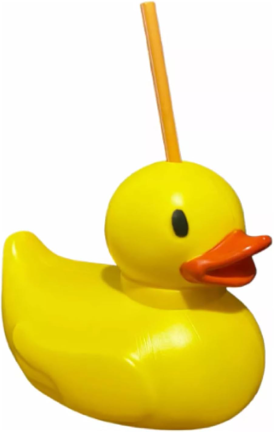 Duck Themed Cup for Parties and Drinks 1200 ml - Decorated and Includes Straw (1200, 1, Ml) 3 pcs.