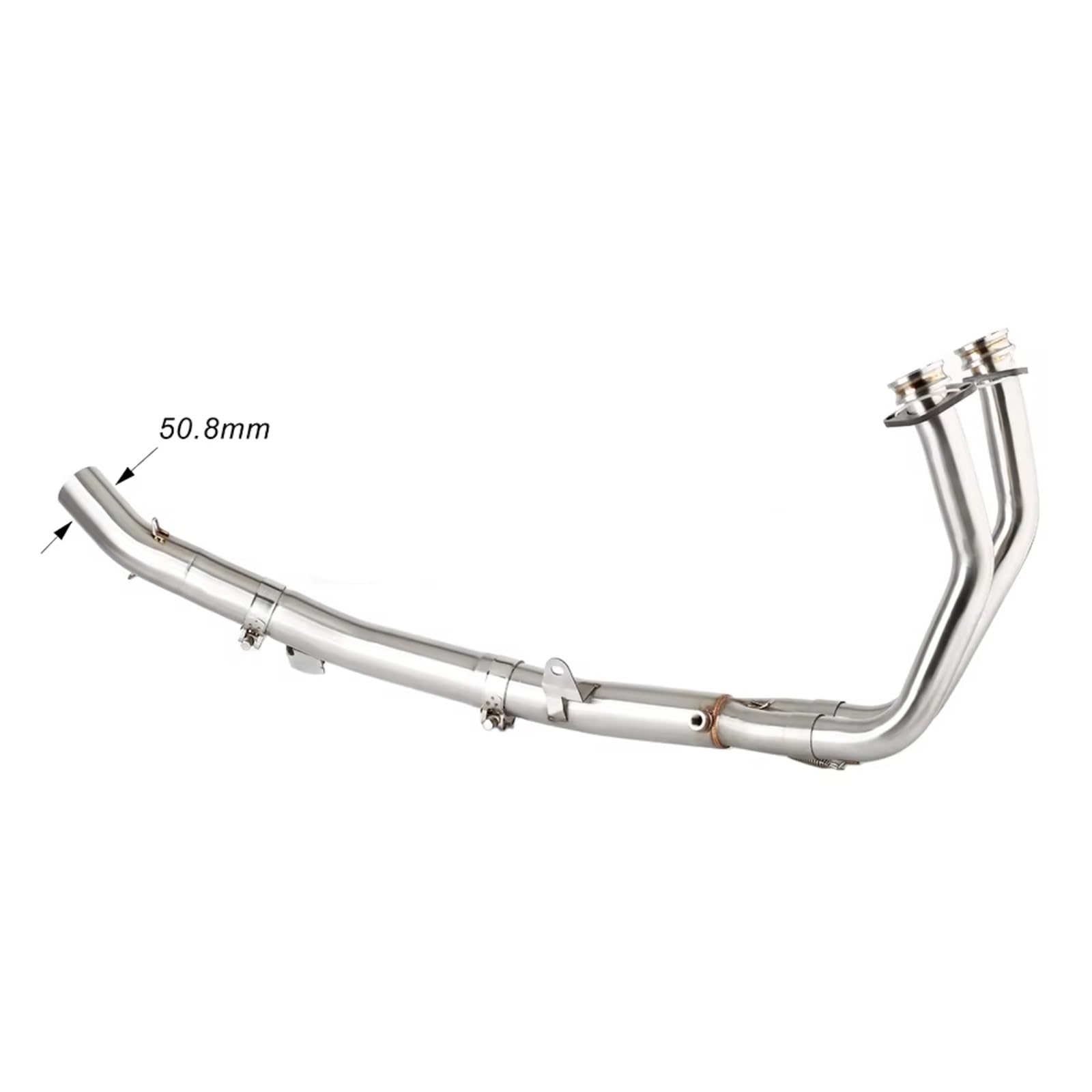 Motorrad Slip-On Auspuff Für XL750 Für Transalp 2023 2024 Für Escape Motorrad Auspuff Schalldämpfer Header Link Pipe 51MM Slip-on Motorrad Auspuff System Zubehör