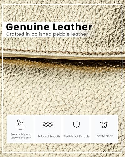 Image of befen Genuine Leather Crossbody Bags for Women, Cell Phone Cross body Purse Bag with RFID Blocking Card Slots