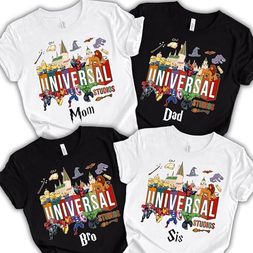 Custom Universal Studios Family Trip Shirts, Family Universal Studios 2025 Shirts, Universal Studios Matching Shirts, Universal Studios Group Shirts, Universal Studios Vacation Shirts