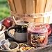 Village Candle Mulled Cider Medium Glass Apothecary Jar Scented Candle, 13.75 oz., Red