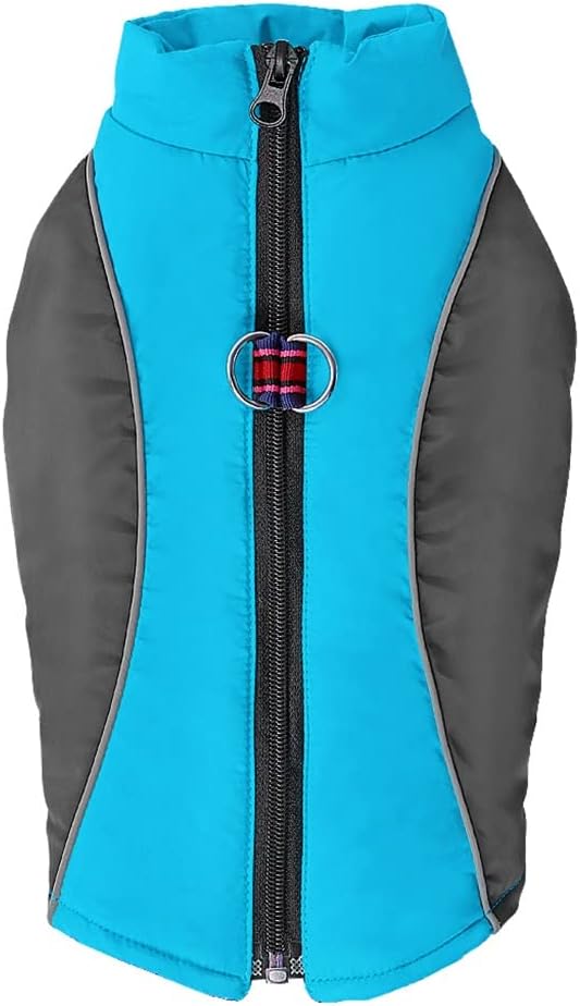 French Bulldog Chihuahua Dog Clothes for Small Medium Dogs Warm Pet Dog Jacket Coat Winter Puppy Vest (A 14 Tails)