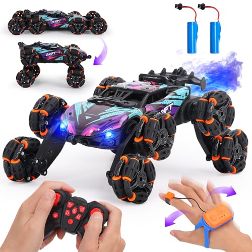 HuiJuKeJi 8WD RC Stunt Car with Gesture Control & Spray - 47% Off