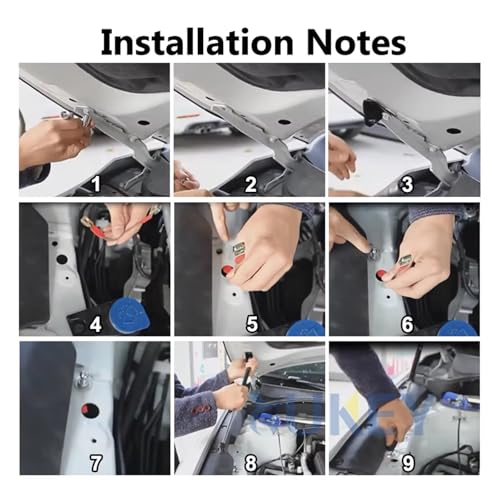 Support levage moteur tige hydraulique capot avant Mazda CX-5 - 6