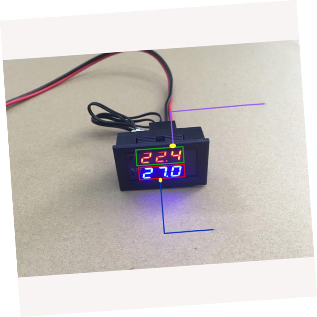 Cabilock Termostato Digitale 3 Pz Termostato Display Digitale Interruttore Cronotermostato