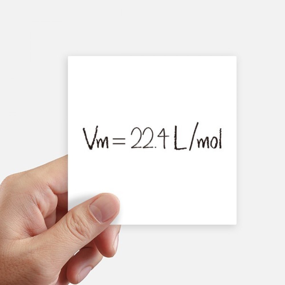 Autocollant chimie volume molaire de gaz 10 cm DIYthinker pour ordinateur et mur x8