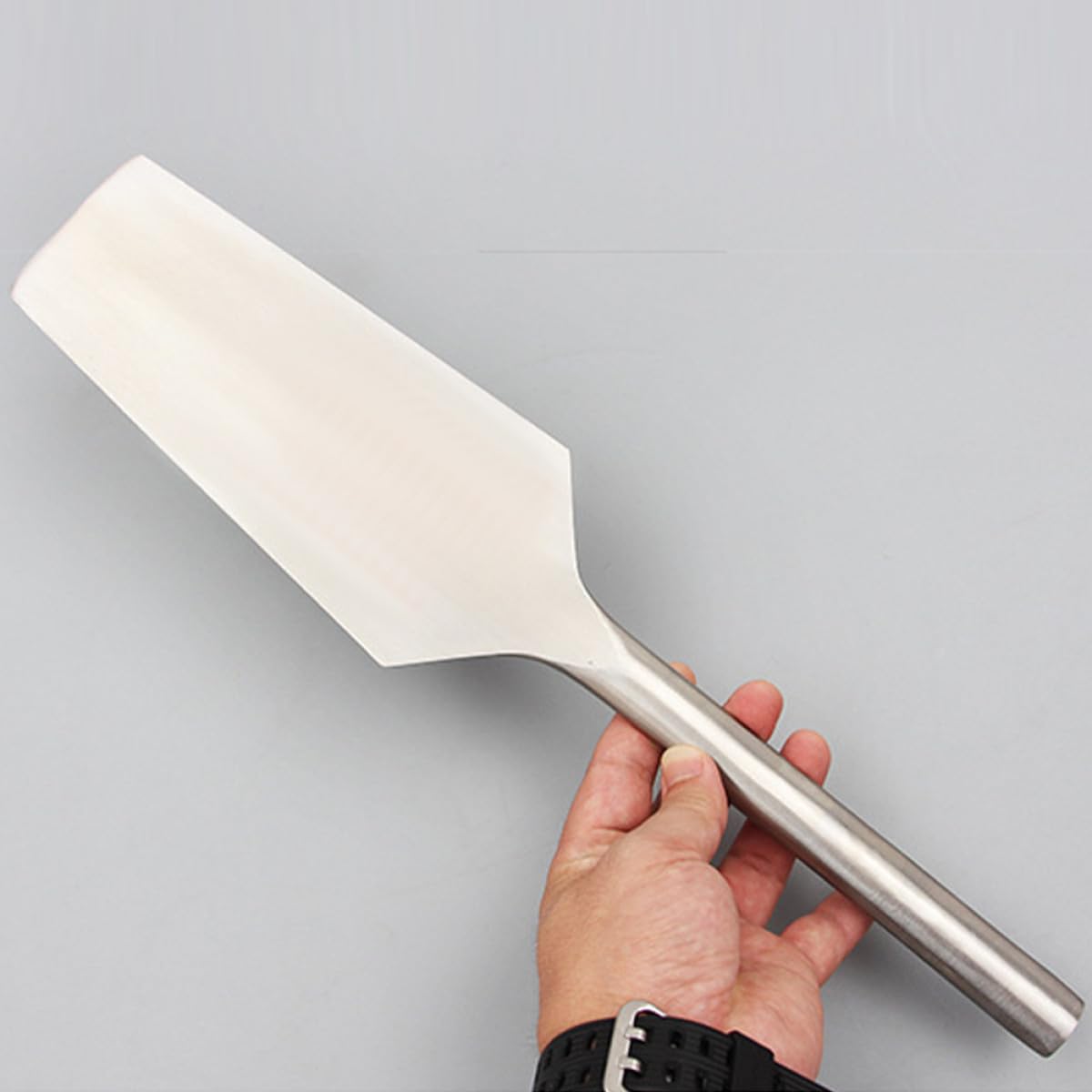 FOMIYES Cazzuola per Finitura e Riparazione in Acciaio Inossidabile per Muratura Attrezzo Edilizia Resistente e Versatile Manico Ergonomico per Lavoro Professionale