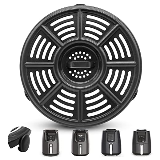 Air Fryer Crisper Plate for Ninja AF100 to AF150 and Ninja Pressure, Air Fryer Grill Pan Plate for Ninja FD302 FD401 Foodi OP300 to OP500,Air Fryer Accessories,Non-Stick Coating,Dishwasher Safe
