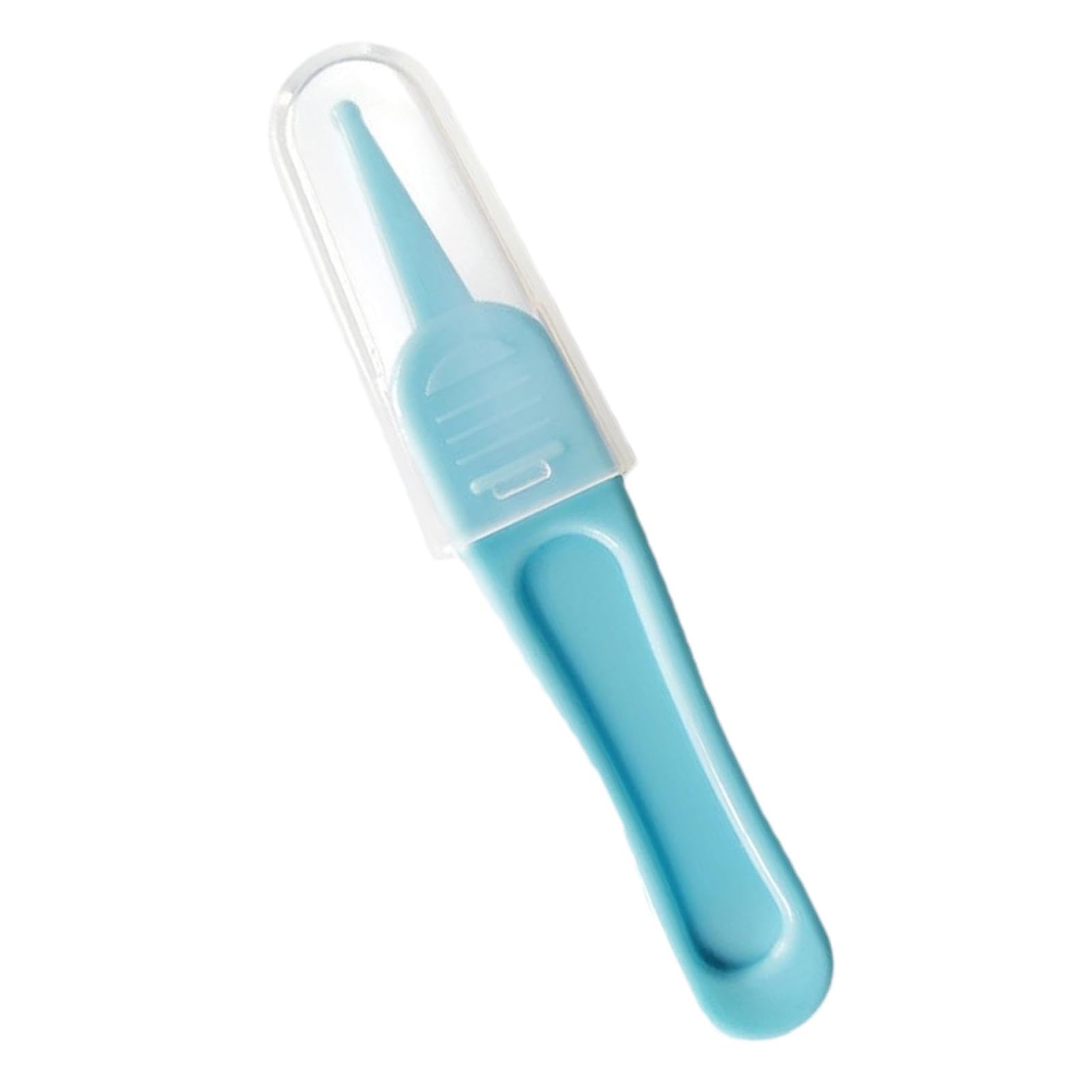 Pince à épiler de nez pour bébé, pince de nettoyage de nez pour bébé, pince de nettoyage de nez à tête ronde, outil de nettoyage des oreilles de bébé, pince portable pour nettoyer les conduits