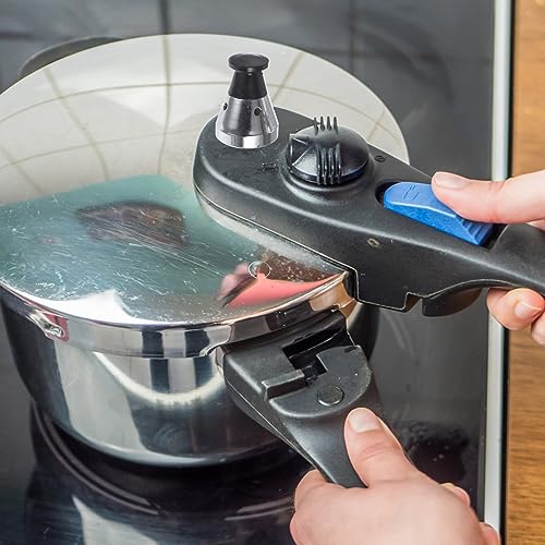 Juego de válvulas de seguridad para ollas a presión Cabilock: válvula limitadora de presión y válvula de escape, fabricadas en acero inoxidable miniatura 6