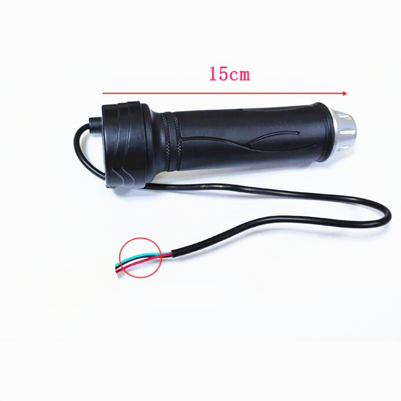 Manopola acceleratore universale per scooter elettrico, 12 V, 24 V, 36 V, 48 V, colore: nero