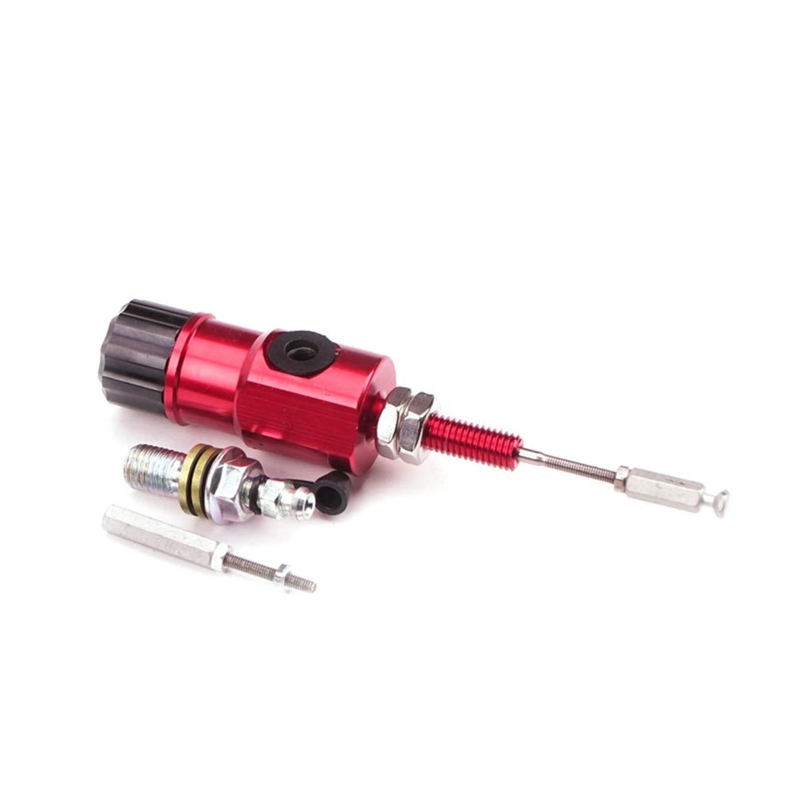 Iukmr Pump Red Motorcycle Clutch Brake Lever Motorcycle Hydraulic Clutch Kit Brake Master Cylinder Disc Lever Led(Pump Red)