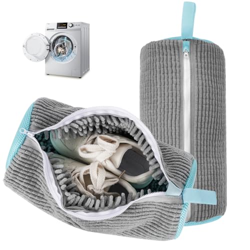 Shoe Washing Machine bag, Shoe Washing Bag, Versatile Shoe Laundry Bag, laundry Shoe Bag for Washer and Dryer, Reusable Sneaker Tennis Shoe Cleaner Kit