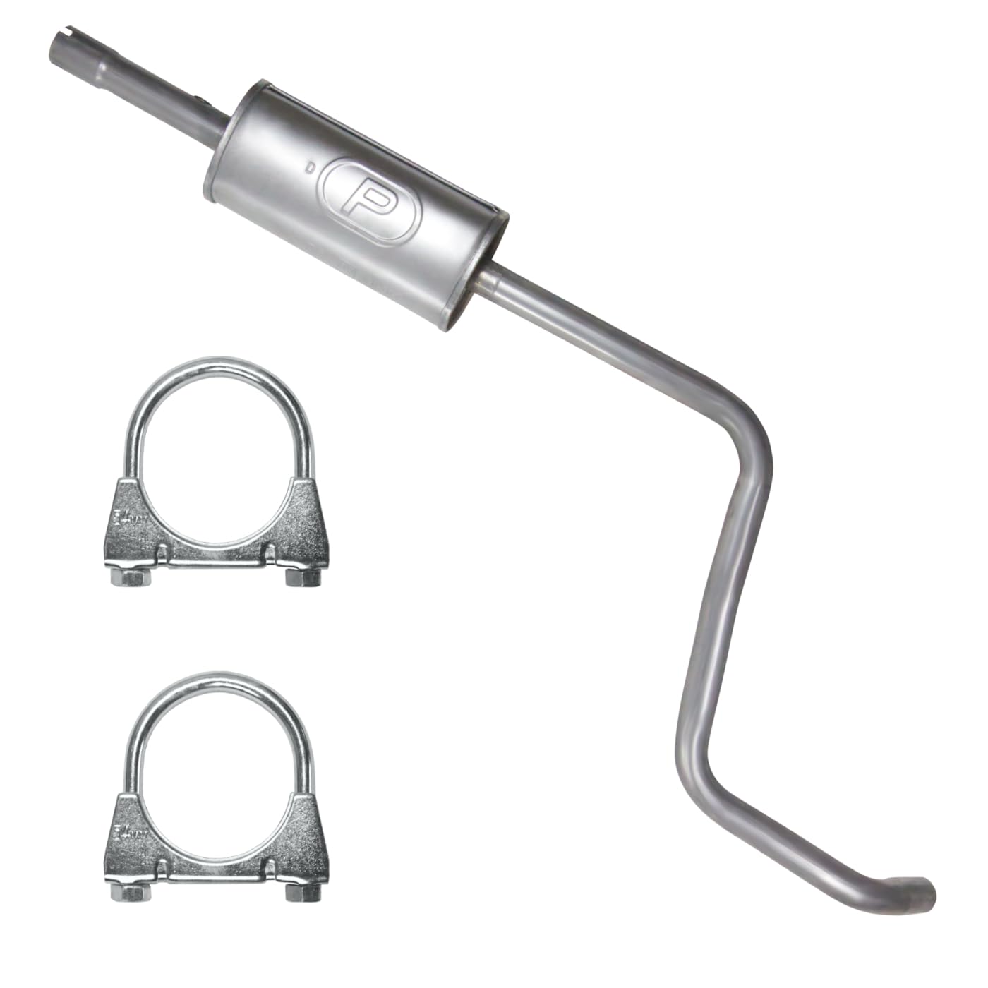 POLMOstrow Auspuff Mitteltopf für Mitsubishi Colt 6 VI Z30 1.1 1.3 Fließheck 2004-06.2012