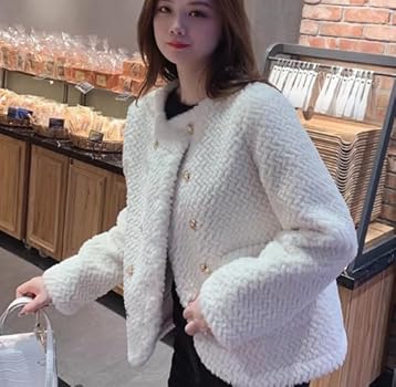 Amazon | ボアジャケット レディース ジャケット アウター 羽織 ノー