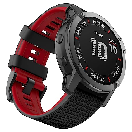 OVERSTEP 22mm �N�C�b�N�t�B�b�g�o���h Garmin Fenix 5/Fenix 6/Fenix 7�p �\�t�g�V���R�������p�X�g���b�v Garmin Forerunner 935/945/955/Approach S60/S62�ɑΉ�