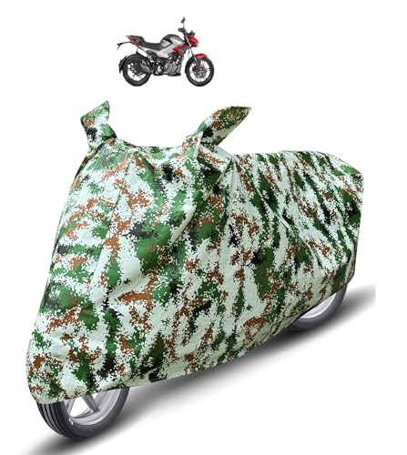 Image of Auto Hub Waterproof Bike Cover Compatible with Hero Xtreme 125R Dustproof, UV Protection Two Wheeler Bike Xtreme 125R Cover - Forest