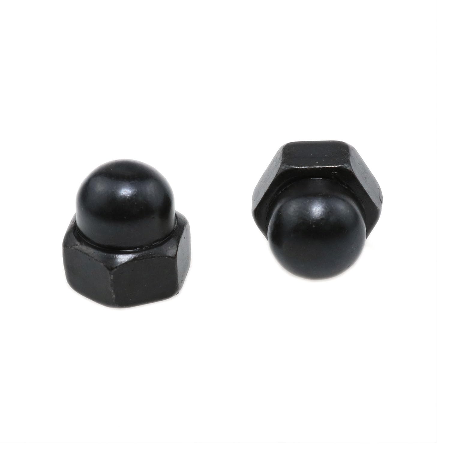 Black Stainless Steel Female Hexagon Socket Nuts Decorative Nuts Nut Covers M6 Acorn Nuts-30PCS