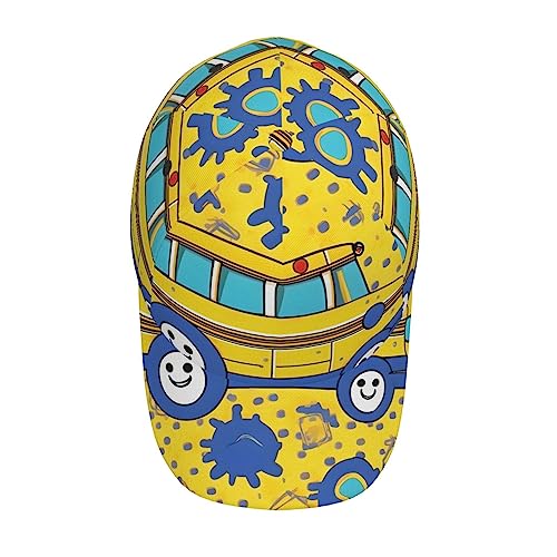 Casquette baseball queue de cheval KoNsev bus scolaire unique - 4