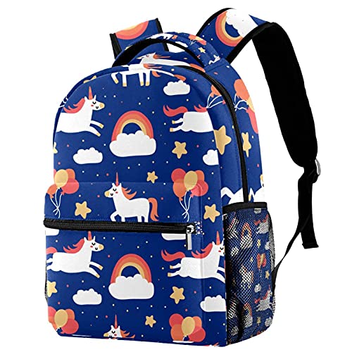 Sac à dos voyage enfant motif licorne et étoiles parfait pour les sorties de loisirs