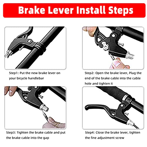 Liteone LITEONEVBRAKELEVER0612 V Brakes, Linear Bicycle Brake Set thumb #5