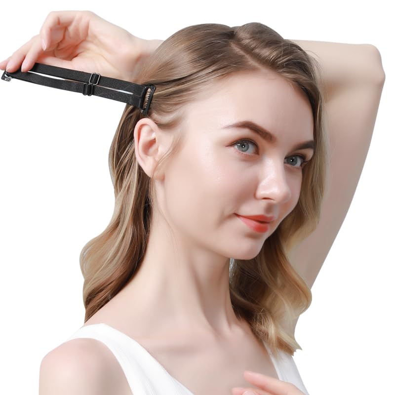 4 Pcs Facelift Bands with Clips Patch Straps Adjustable Instantly Hairpin Facial Lifting Bands Facelift Bands Reusable Lifting Saggy Skin Patch Elastic Bands for Facial Wrinkles crow's feet
