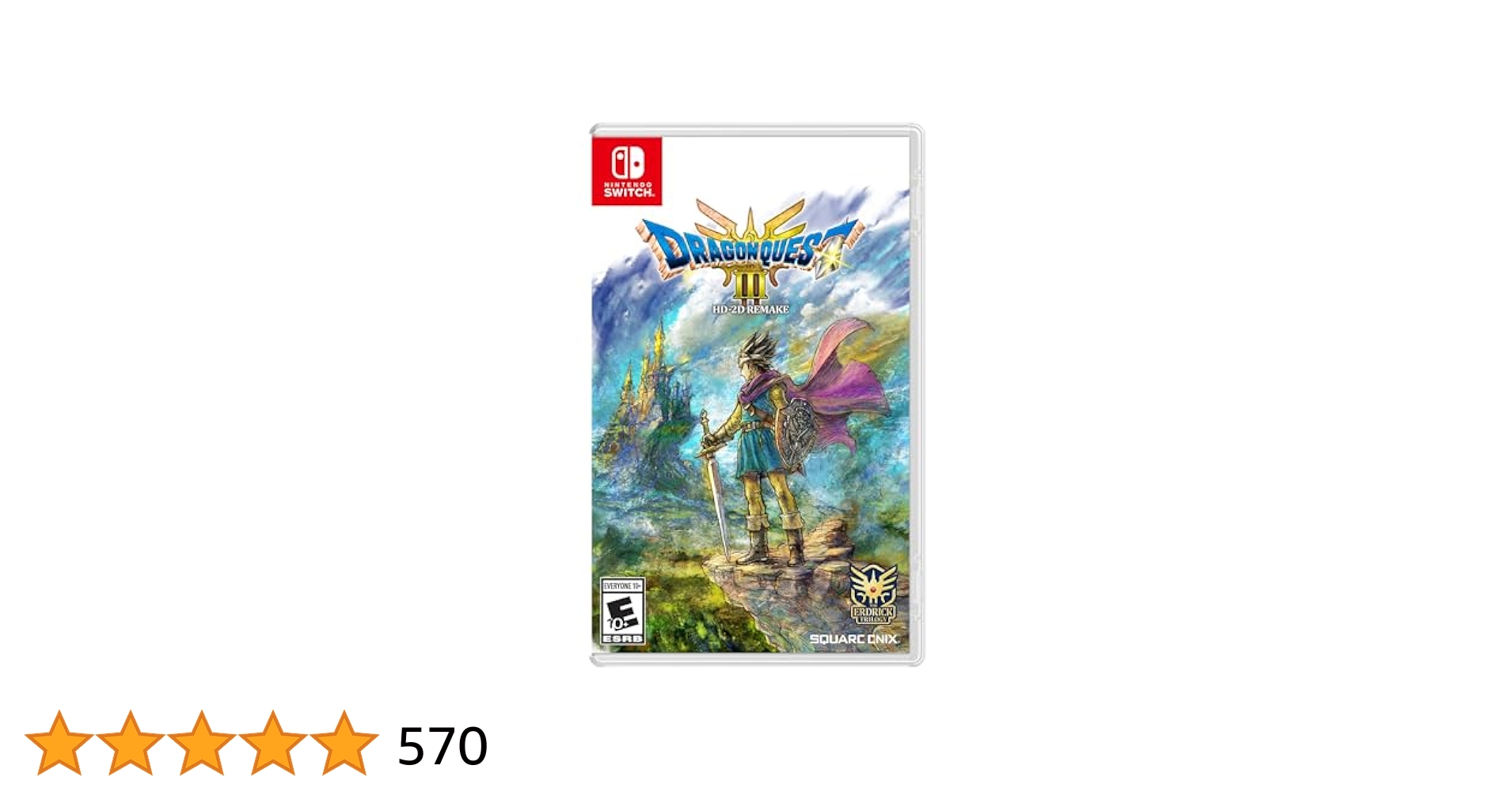 ドラゴンクエスト3 HD-2Dリメイク Nintendo Switch版 Amazon.co.jp: Dragon Quest III HD-2D Remake (輸入版:北米