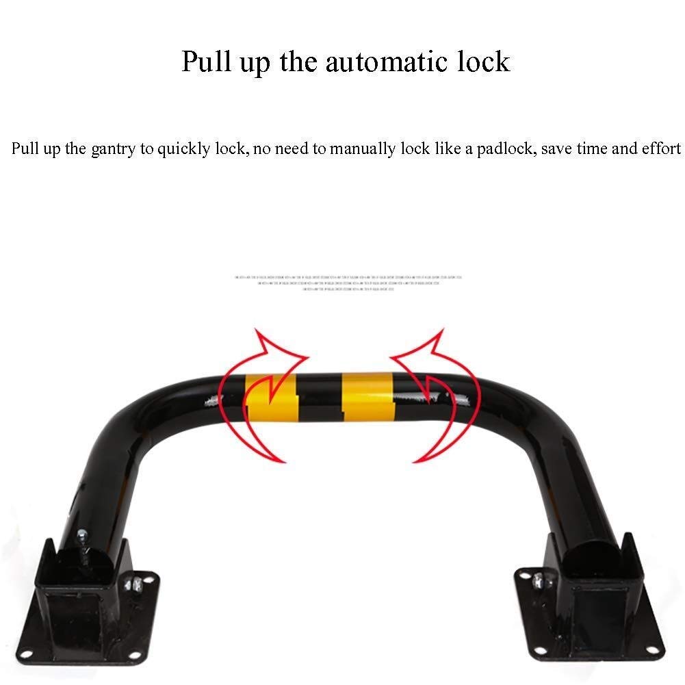 Blocchi per Parcheggio, Pali per Parcheggio, Barriere per Parcheggio, Più Spessi, con Bloccourto, Segnaposto per Auto, Posizione Del Palo per Auto, Dissuasore da 60 X 33 cm